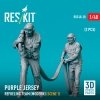 RESKIT RSF48-0028 Purple jersey refueling team (modern) (scene 1) (2 pcs) (3D Printed) 1/48